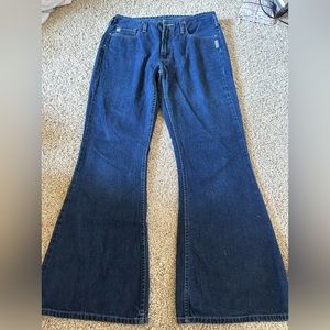 Vintage silver clothing company wide leg/flare jeans